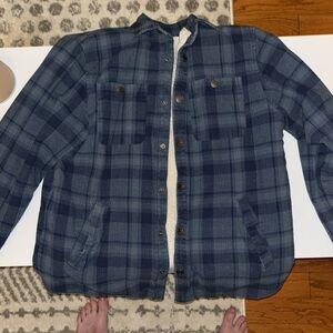 Katin Blue Wool Flannel Jacket Men’s L